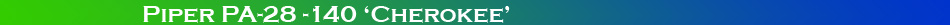 Airplane Title Cherokee