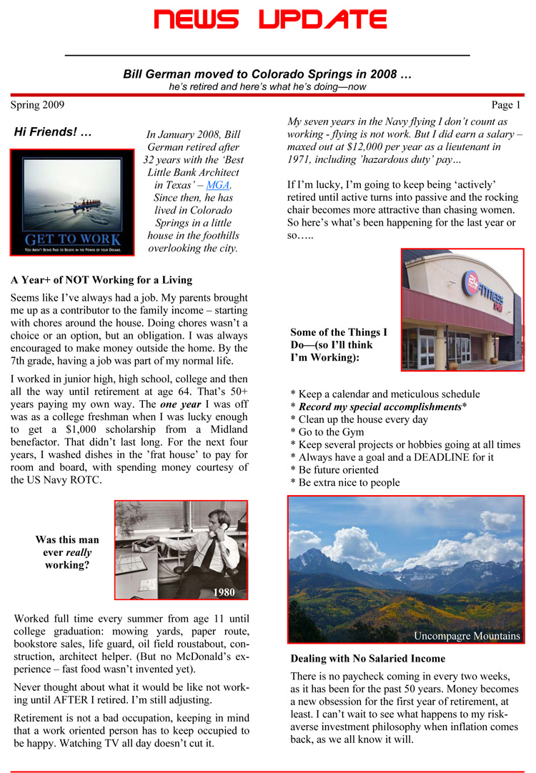 BG Newsletter Spring 2009-1