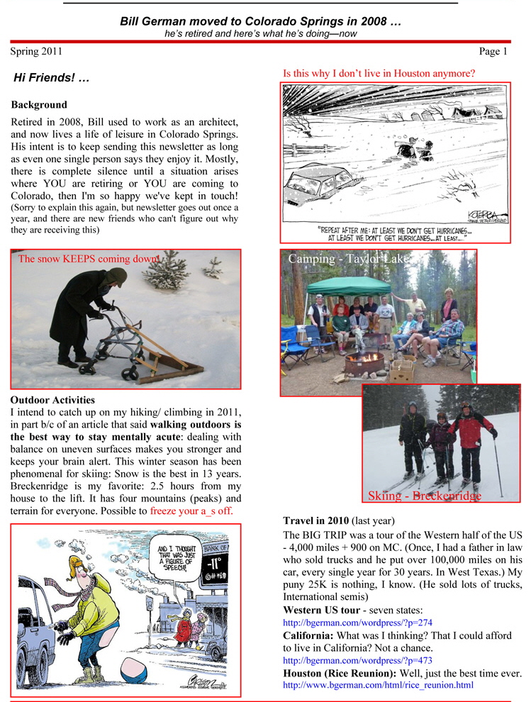 BG Newsletter Spring 2011-1