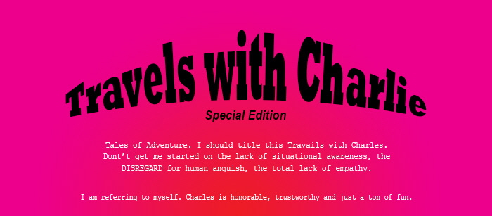 Header Travels with Charlie