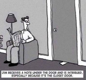 Note Under Door